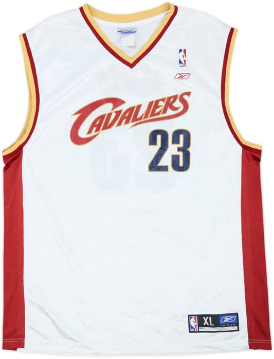 2003-06 Cleveland Cavaliers James #23 Reebok Home Jersey - 9/10 - (XL)