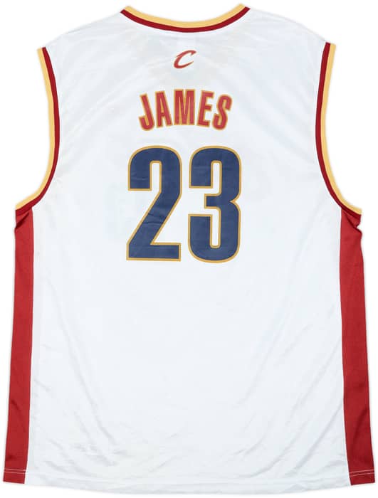 2003-06 Cleveland Cavaliers James #23 Reebok Home Jersey - 9/10 - (XL)