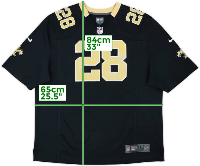 2012 New Orleans Saints Ingram #28 Nike Game Home Jersey - 4/10 - (XL)