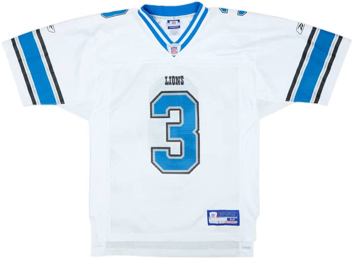 2003-04 Detroit Lions Harrington #3 Reebok On Field Away Jersey - 7/10 - (M)