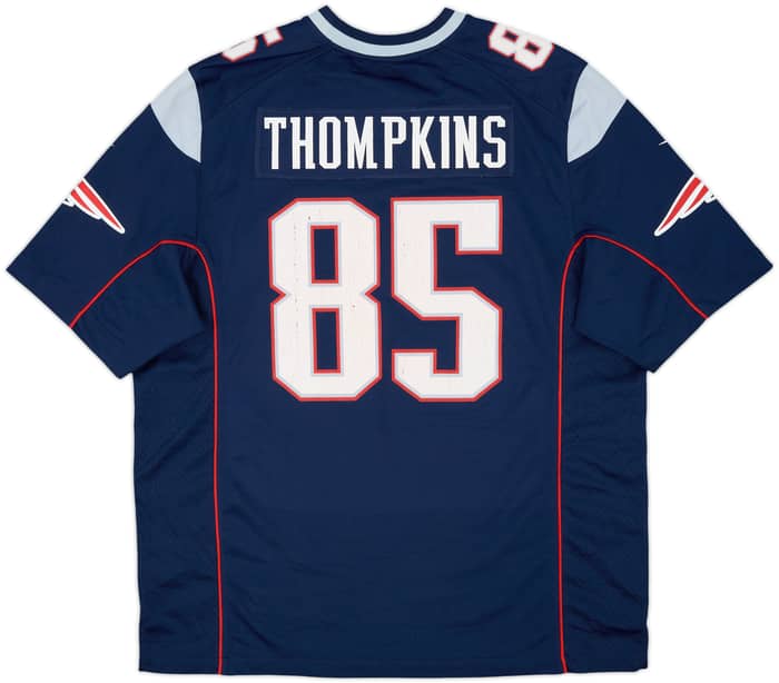 2013-14 New England Patriots Thompkins #85 Nike Game Home Jersey - 5/10 - (L)