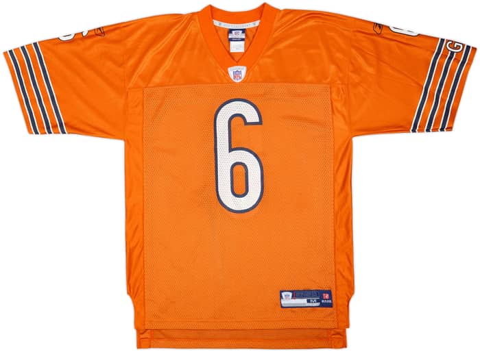 2009 Chicago Bears Cutler #6 Reebok On Field Alternate Jersey - 8/10 - (M)