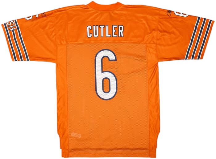 2009 Chicago Bears Cutler #6 Reebok On Field Alternate Jersey - 8/10 - (M)