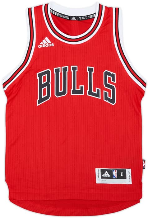 2014-17 Chicago Bulls adidas Swingman Away Jersey - 9/10 - (7-8 Years)