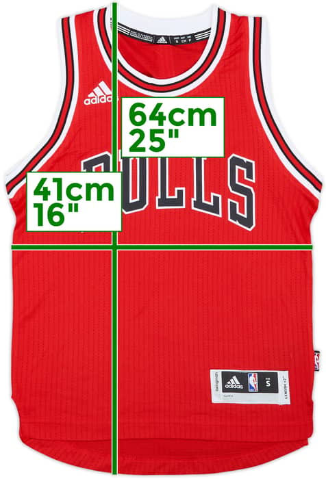 2014-17 Chicago Bulls adidas Swingman Away Jersey - 9/10 - (7-8 Years)
