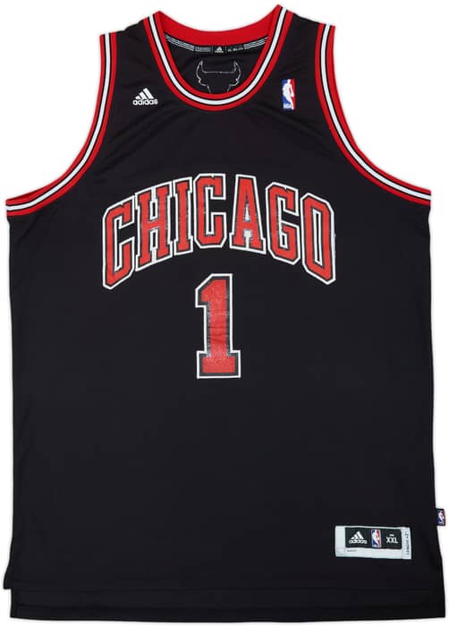 2010-14 Chicago Bulls Rose #1 adidas Swingman Alternate Jersey - 3/10 - (XXL)