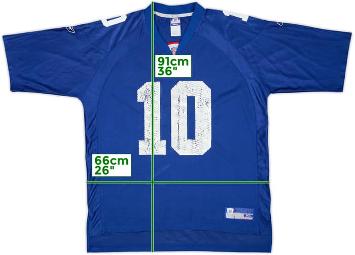2004 New York Giants Manning #10 Reebok On Field Home Jersey - 5/10 - (XL)
