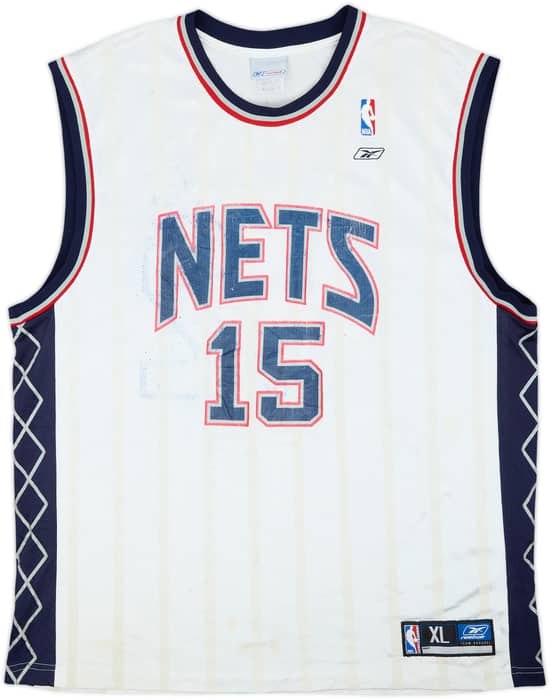 2004-06 New Jersey Nets Carter #15 Reebok Home Jersey - 4/10 - (XL)