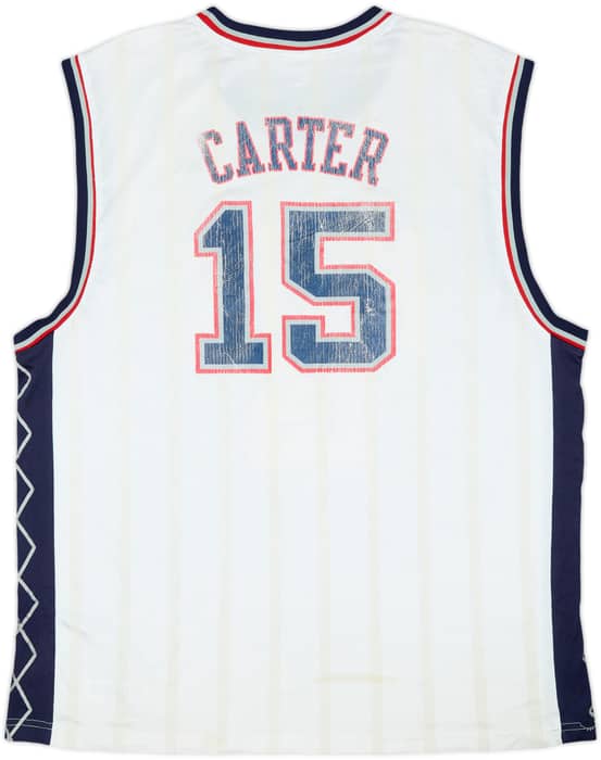 2004-06 New Jersey Nets Carter #15 Reebok Home Jersey - 4/10 - (XL)