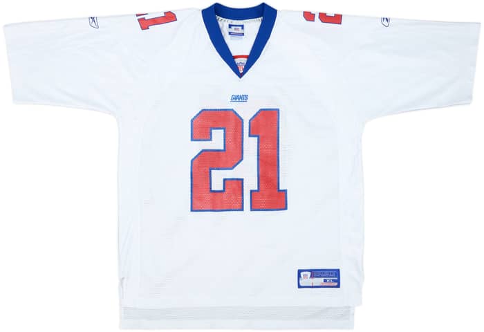 2002-04 New York Giants Barber #21 Reebok On Field Away Jersey - 7/10 - (XL)