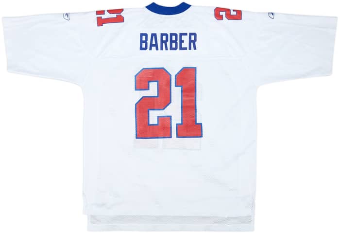 2002-04 New York Giants Barber #21 Reebok On Field Away Jersey - 7/10 - (XL)