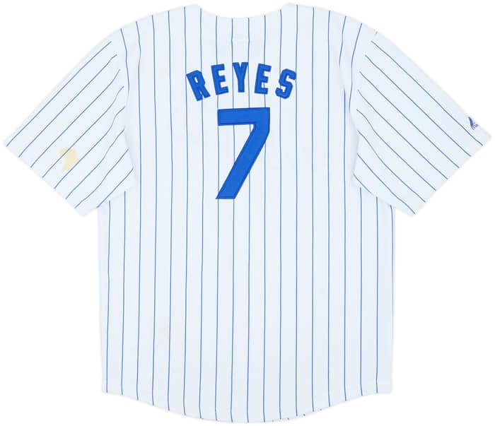 2003-08 New York Mets Reyes #7 Majestic Home Jersey - 5/10 - (15-16 Years)