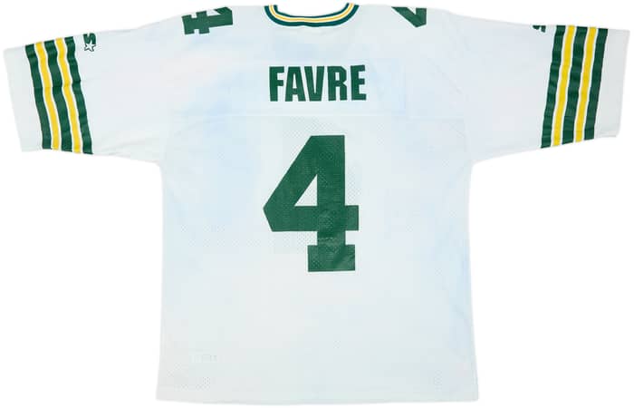 1992-96 Green Bay Packers Favre #4 Starter Away Jersey - 5/10 - (XL)