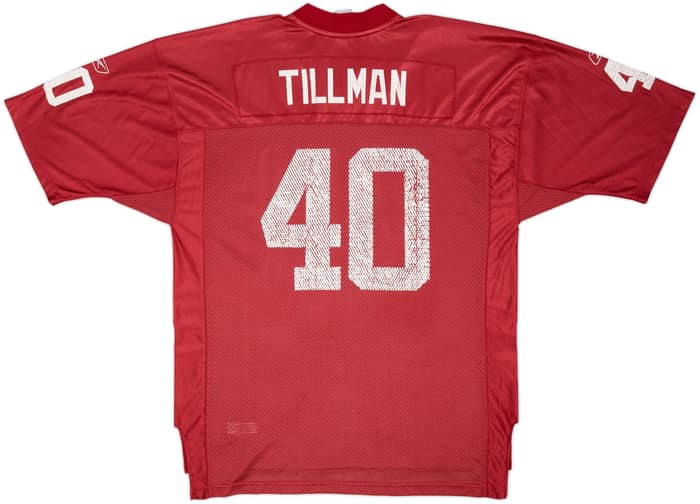 2002 Arizona Cardinals Tillman #40 Reebok On Field Home Jersey - 4/10 - (XL)