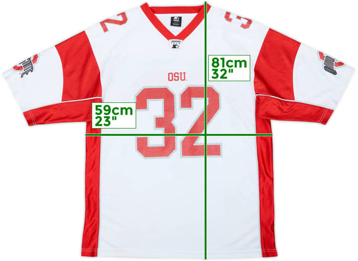 1990s Ohio State Buckeyes #32 Starter Fan Jersey - 7/10 - (L)