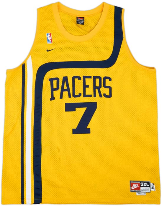 1972-73 Indiana Pacers O'Neal #7 Nike Rewind Swingman Jersey - 6/10 - (3XL)