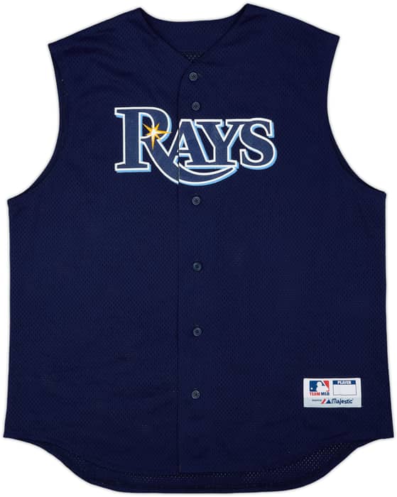 2010s Tampa Bay Rays #16 Majestic Sleeveless Training Jersey - 7/10 - (XL)