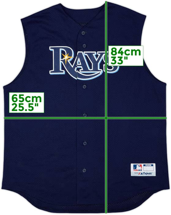 2010s Tampa Bay Rays #16 Majestic Sleeveless Training Jersey - 7/10 - (XL)
