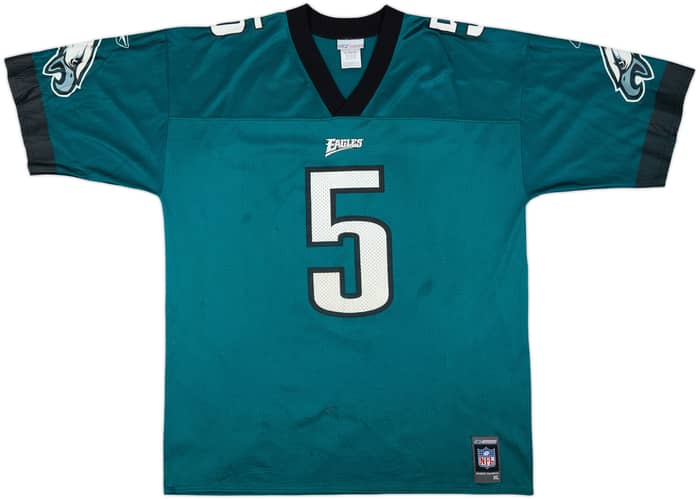 2001 Philadelphia Eagles McNabb #5 Reebok Home Jersey - 6/10 - (XL)