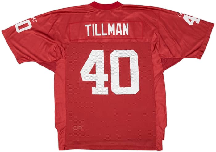 2002 Arizona Cardinals Tillman #40 Reebok On Field Home Jersey - 5/10 - (L)