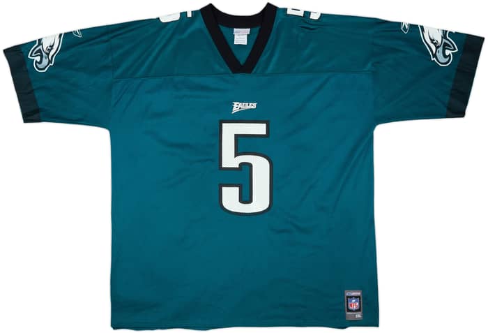 2001 Philadelphia Eagles McNabb #5 Reebok Home Jersey - 9/10 - (3XL)