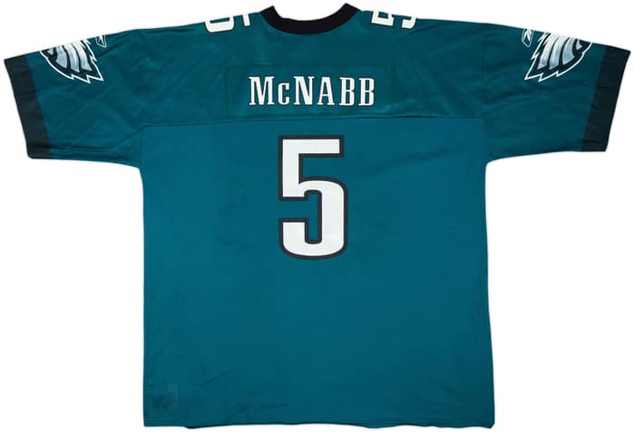 2001 Philadelphia Eagles McNabb #5 Reebok Home Jersey - 9/10 - (3XL)