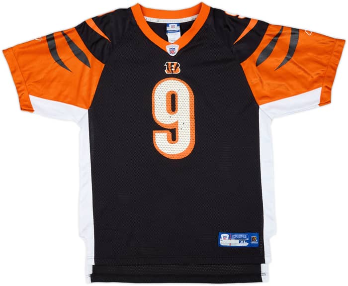 2005-06 Cincinnati Bengals Palmer #9 Reebok On Field Home Jersey - 7/10 - (15-16 Years)