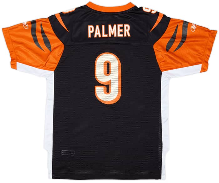 2005-06 Cincinnati Bengals Palmer #9 Reebok On Field Home Jersey - 7/10 - (15-16 Years)