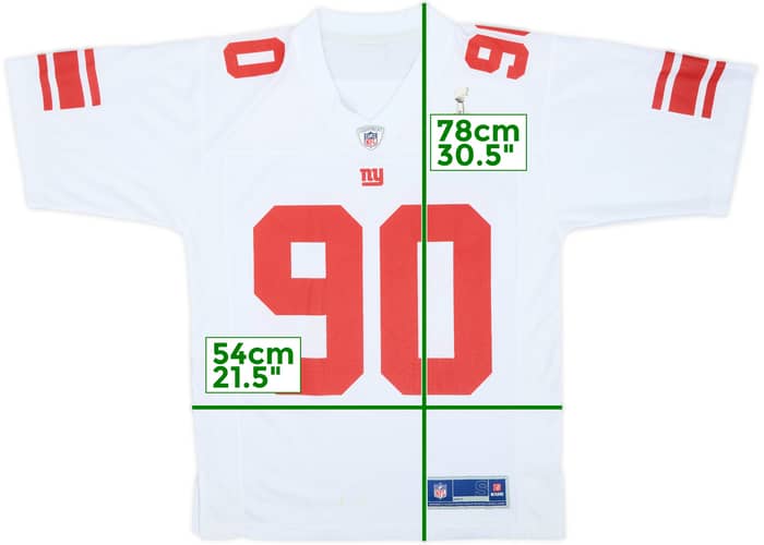2011 New York Giants Pierre-Paul #90 Super Bowl XLVI NFL Pro Line Away Jersey - 7/10 - (S)