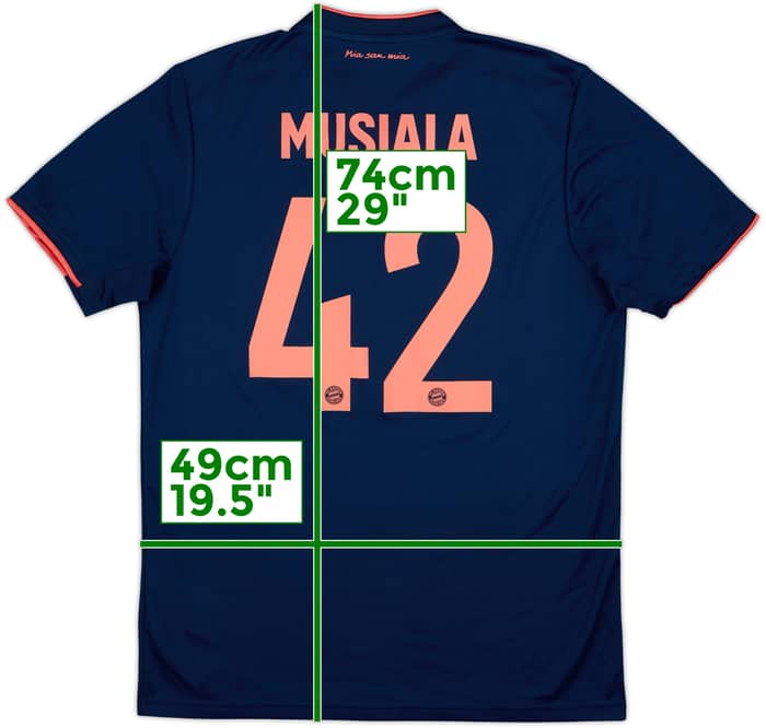 2019-20 Bayern Munich Third Shirt Musiala #42 - 8/10 - (M)