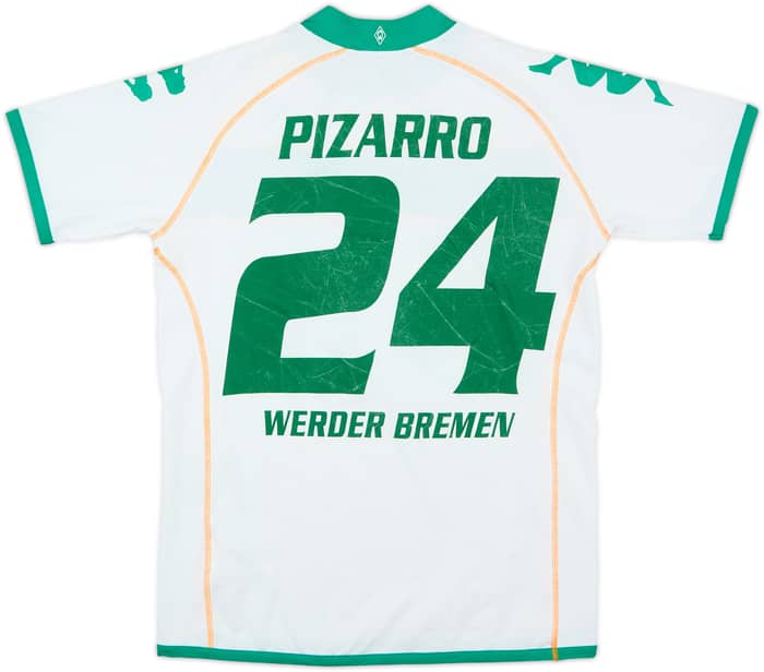2008-09 Werder Bremen Home Shirt Pizarro #24 - 6/10 - (M)