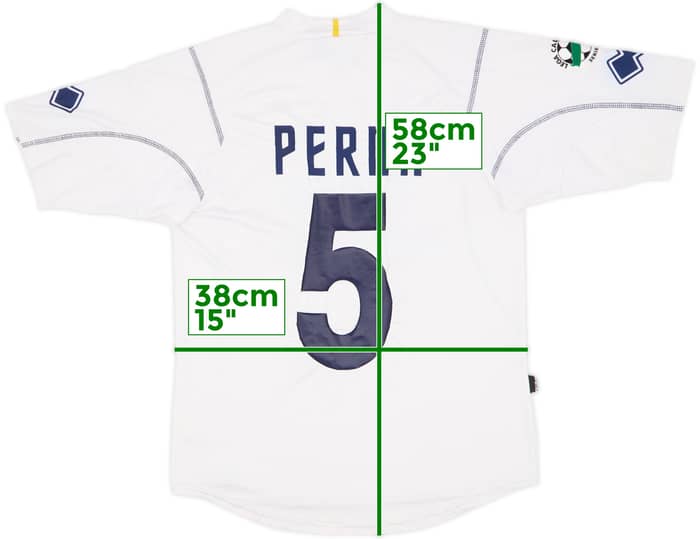 2007-08 Modena Match Issue Away Shirt Perna #5