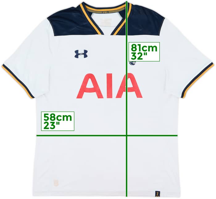 2016-17 Tottenham Home Shirt - 3/10 - (XL)