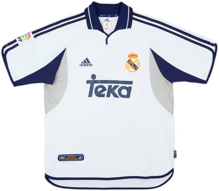 2000-01 Real Madrid Home Shirt Romano #7 - 6/10 - (S)