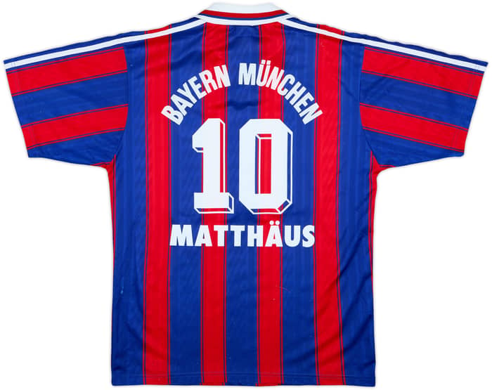1995-97 Bayern Munich Home Shirt Matthaus #10 - 6/10 - (S)