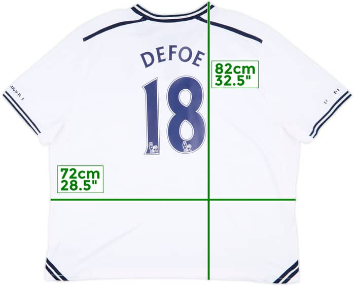 2013-14 Tottenham Home Shirt Defoe #18 - 6/10 - (5XL)