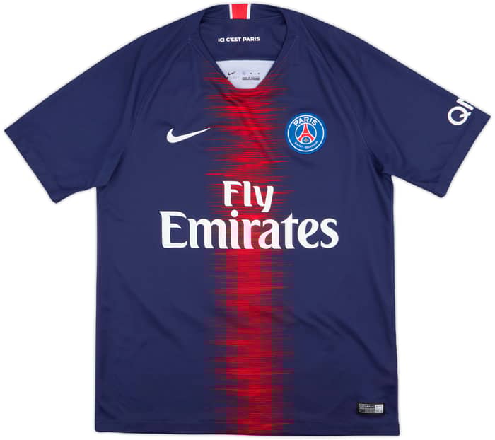 2018-19 Paris Saint-Germain Home Shirt DiMaria #11 - 8/10 - (M)