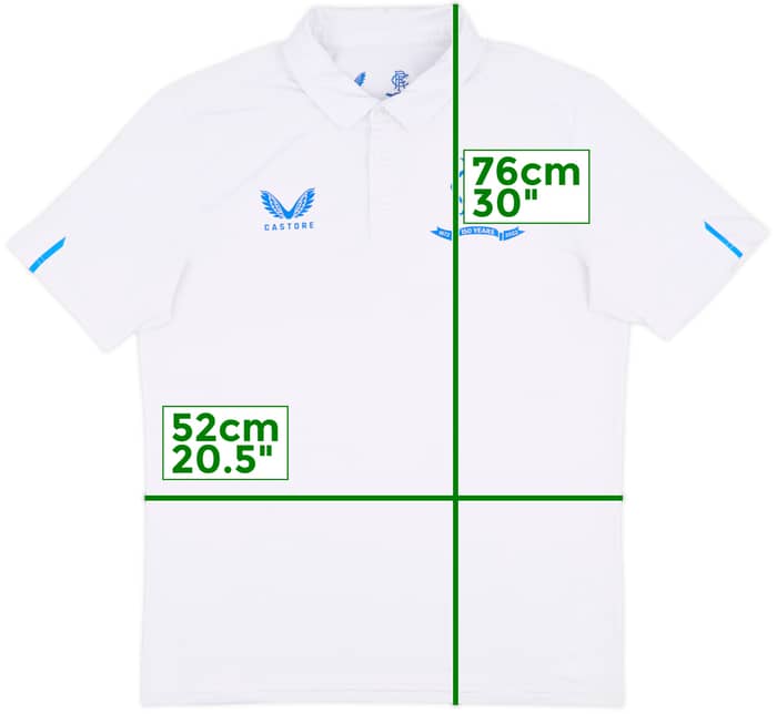 2022-23 Rangers Castore Polo Shirt - 7/10 - (M)