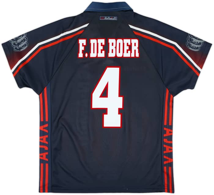1997-98 Ajax Away Shirt F.De Boer #4 - 9/10 - (M)