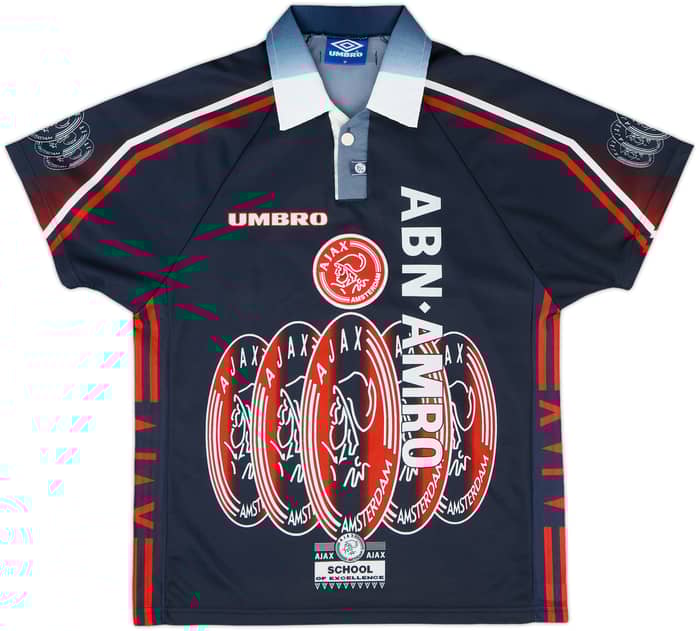 1997-98 Ajax Away Shirt F.De Boer #4 - 9/10 - (M)