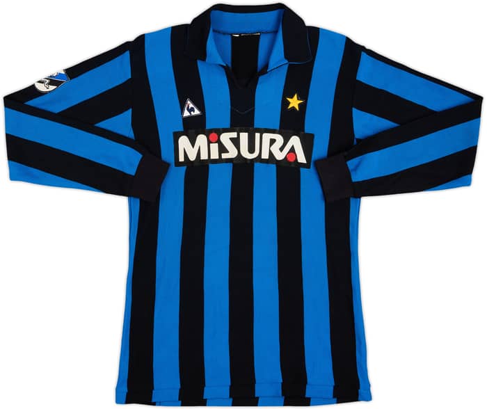 1985-86 Inter Milan Home L/S Shirt #9 (Altobelli) - 7/10 - (XL)