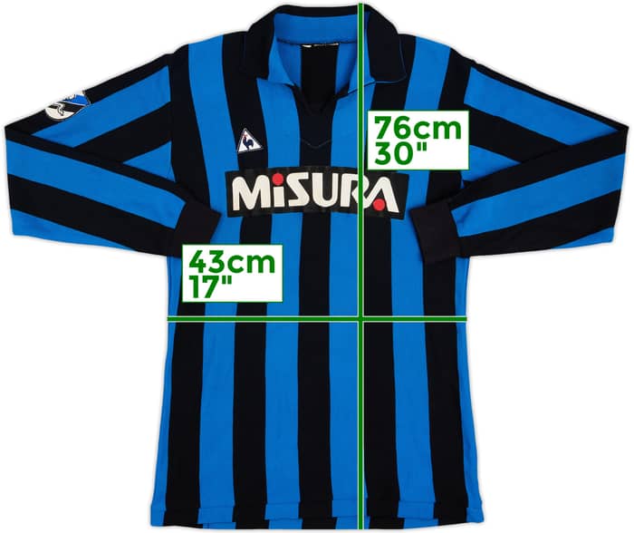 1985-86 Inter Milan Home L/S Shirt #9 (Altobelli) - 7/10 - (XL)