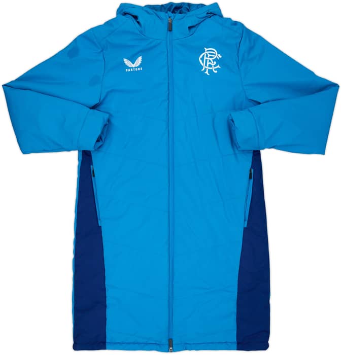 2020-21 Rangers Castore Padded Bench Coat - 9/10 - (M)