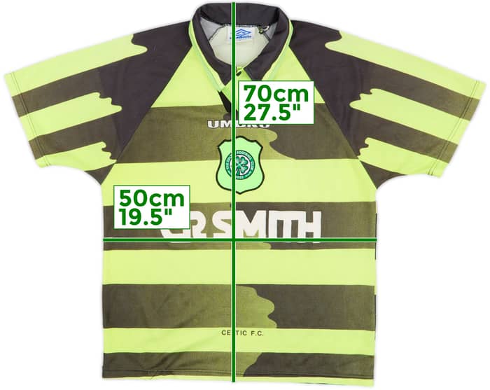 1996-97 Celtic Away Shirt - 7/10 - (M)