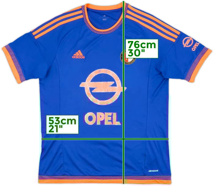 2015-16 Feyenoord Away Shirt - 5/10 - (L)