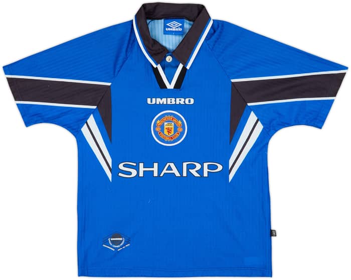1996-98 Manchester United Third Shirt Beckham #10 - 7/10 - (Y)