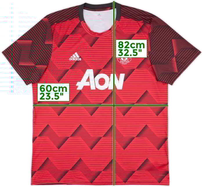 2019-20 Manchester United adidas Training Shirt - 5/10 - (XL)