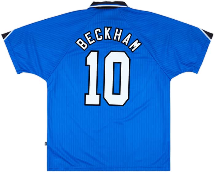 1996-98 Manchester United Third Shirt Beckham #10 - 9/10 - (XL)