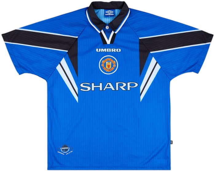 1996-98 Manchester United Third Shirt Beckham #10 - 9/10 - (XL)