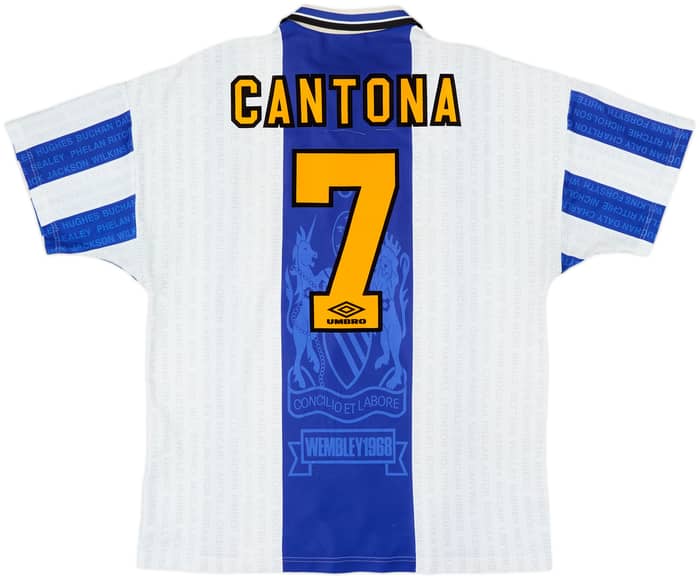1994-96 Manchester United Third Shirt Cantona #7 - 8/10 - (XL)